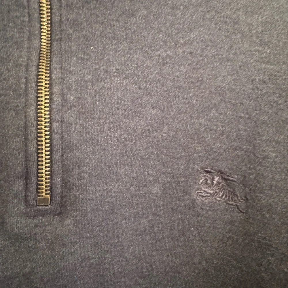 BURBERRY BRIT BLUE LONG SLEEVE CASUAL NOVA CHECK DETAIL SWEATSHIRT/SHIRT Sz xxl